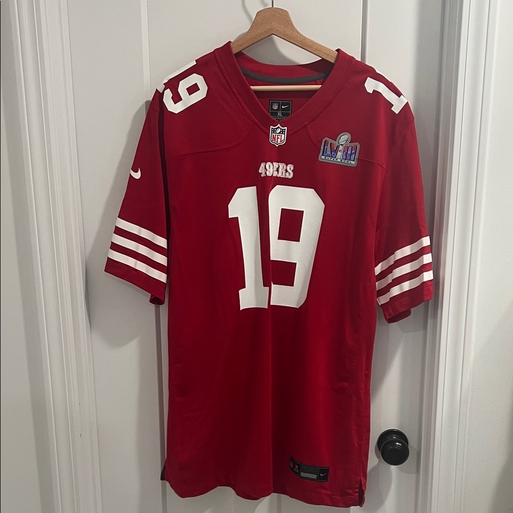 NFL Red and White 49ers Jersey